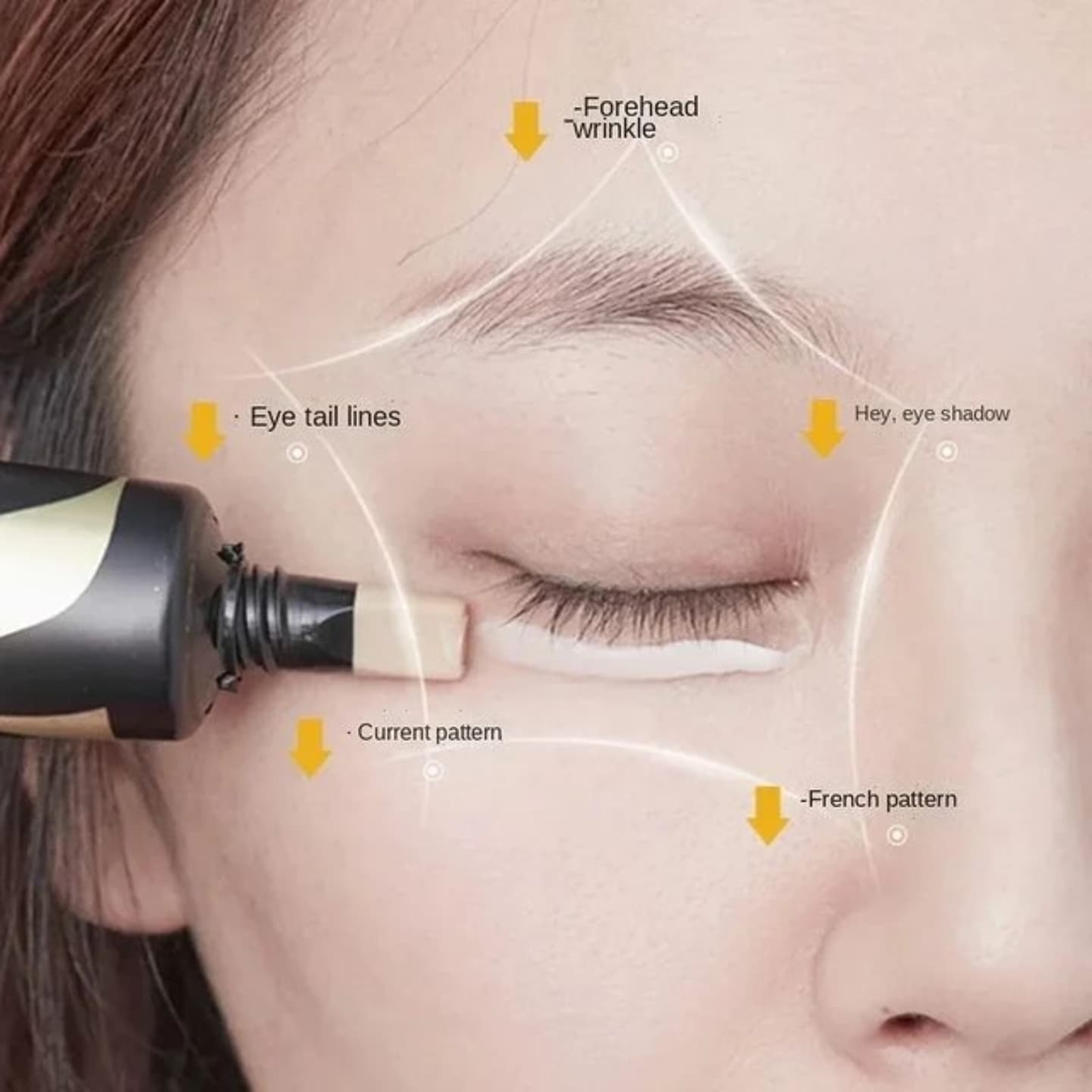 محل زدن کرم دور چشم